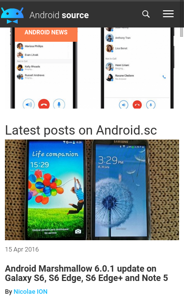 Mobile view
