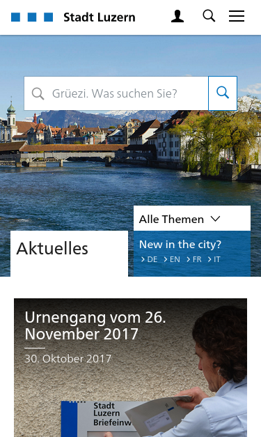 Mobile view