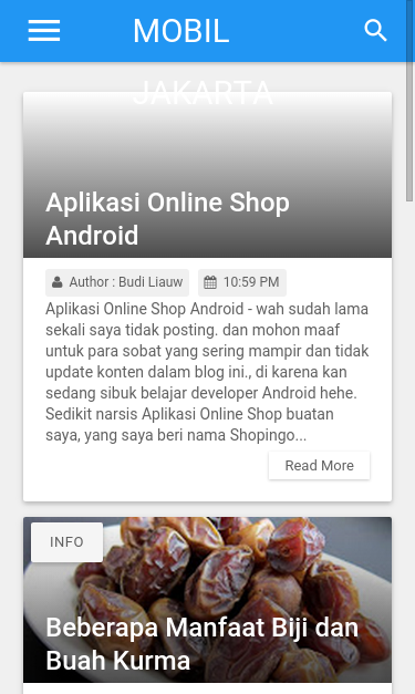 Mobile view