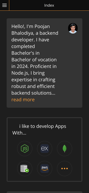 Mobile view