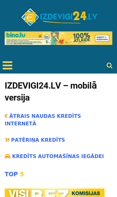 Mobile view