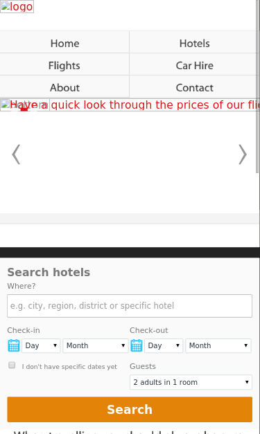 Mobile view