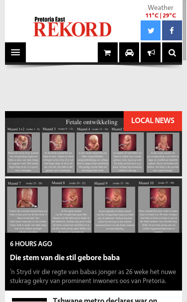 Mobile view