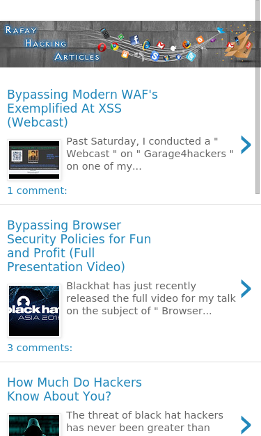 Mobile view