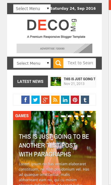 Mobile view