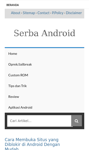 Mobile view