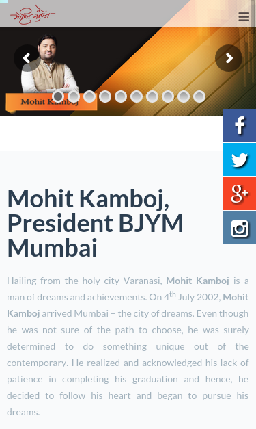 Mobile view