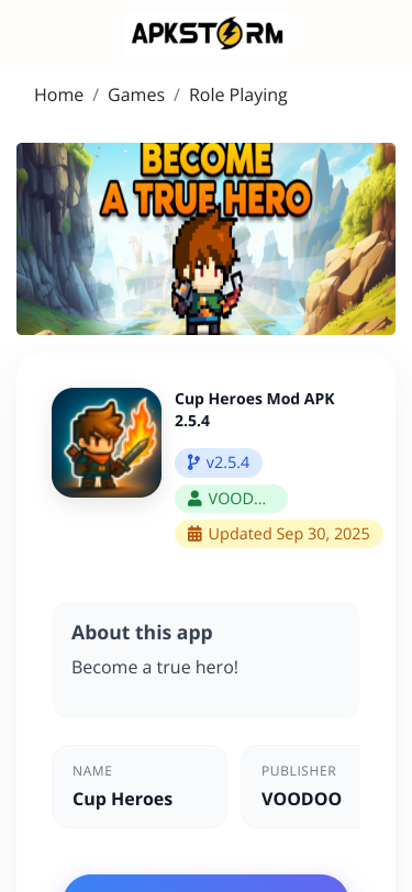 Mobile view