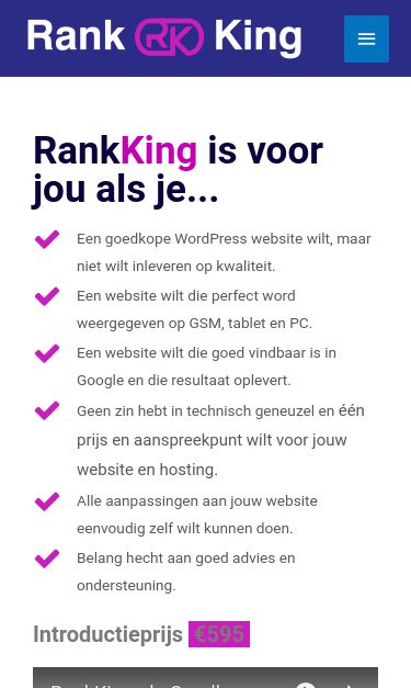 Mobile view