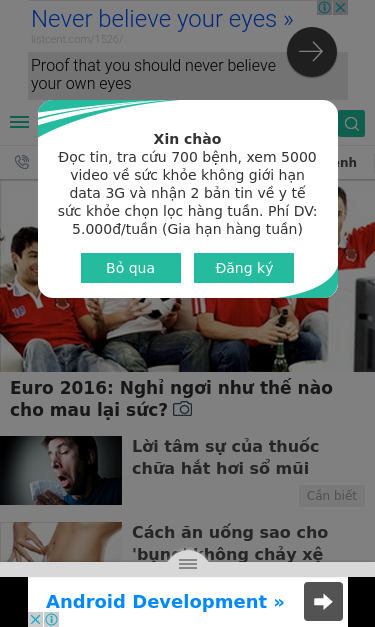 Mobile view