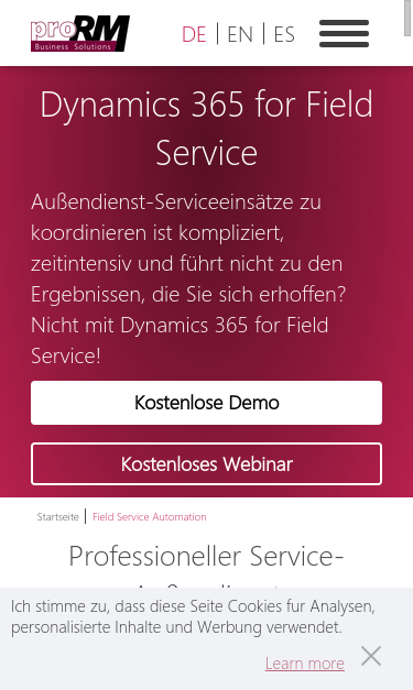 Mobile view