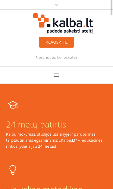 Mobile view