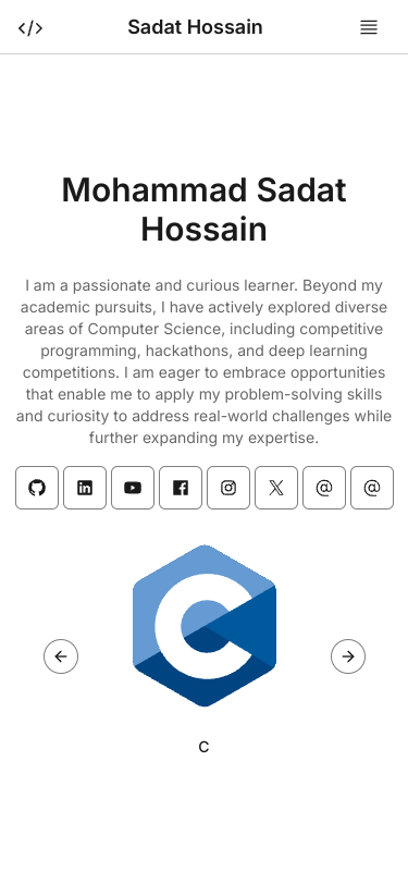 Mobile view