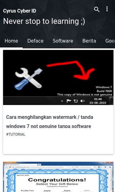 Mobile view