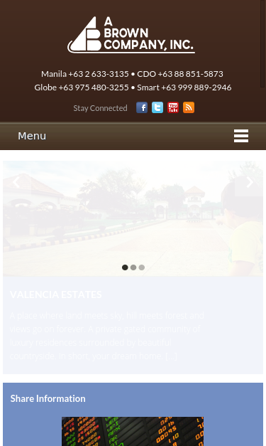 Mobile view