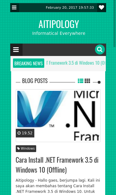 Mobile view
