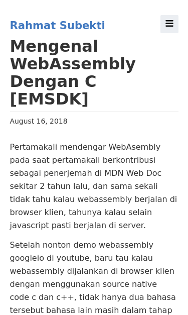Mobile view