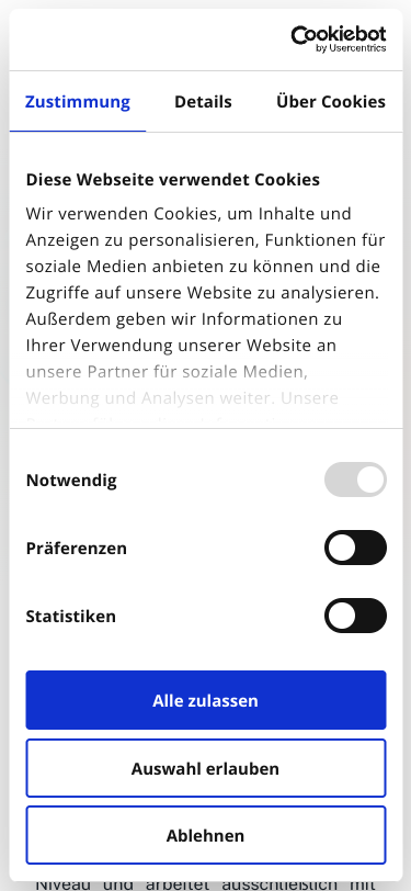 Mobile view