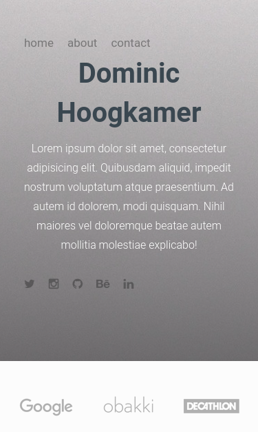 Mobile view