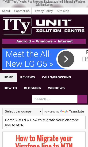 Mobile view