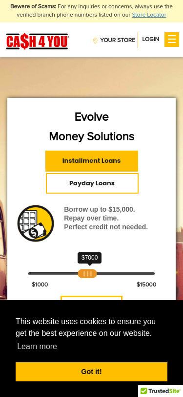 Mobile view