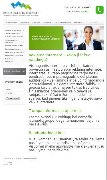 Mobile view