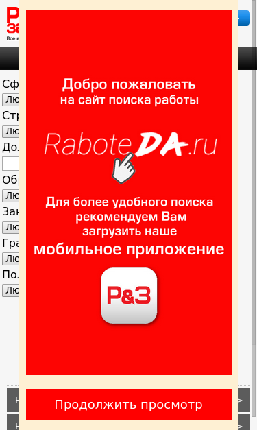 Mobile view