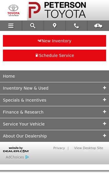 Mobile view