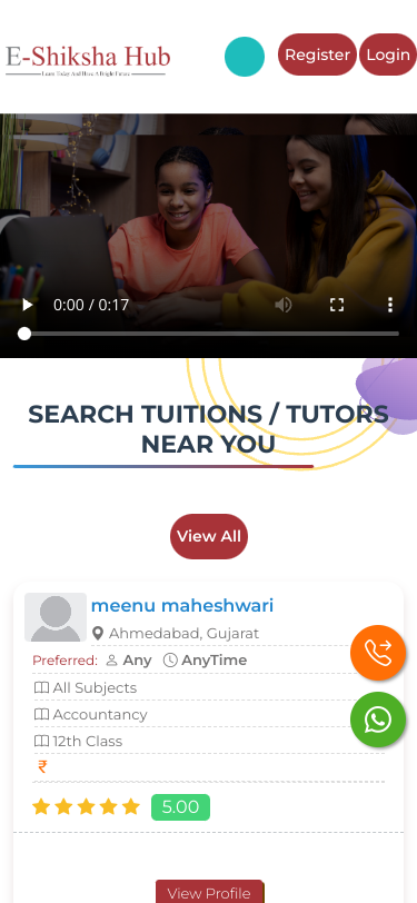 Mobile view