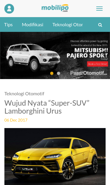 Mobile view