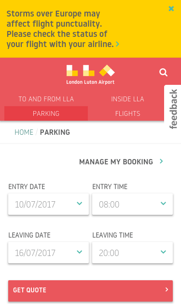 Mobile view