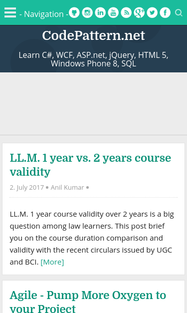 Mobile view