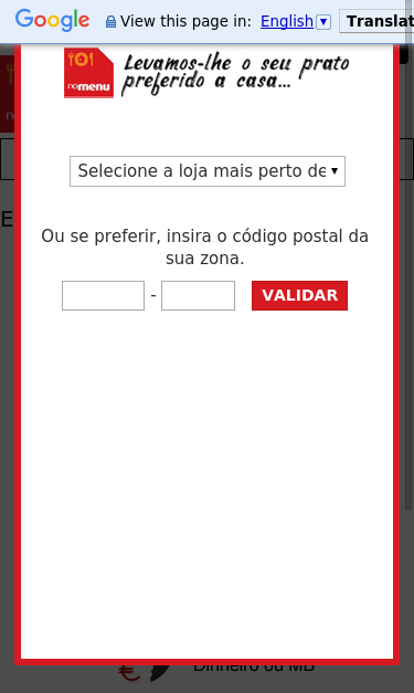 Mobile view