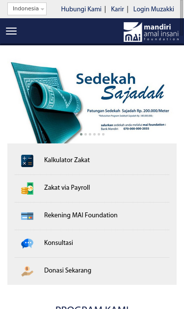 Mobile view