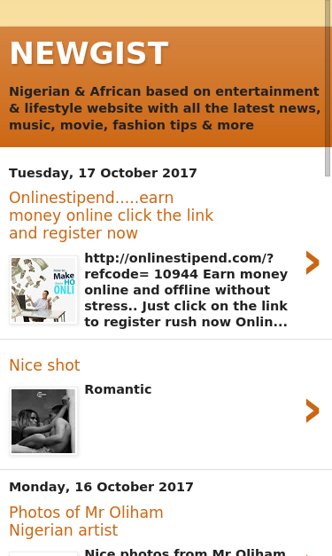 Mobile view