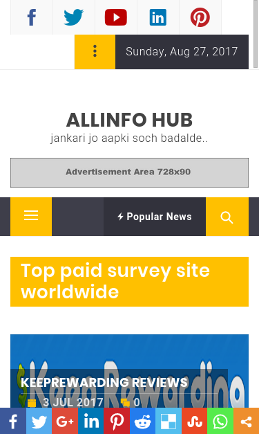 Mobile view