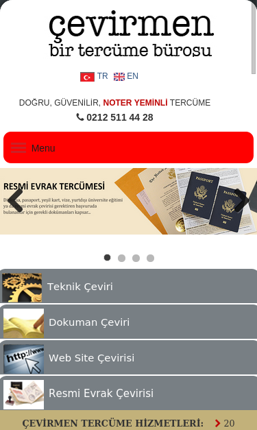 Mobile view