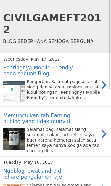 Mobile view