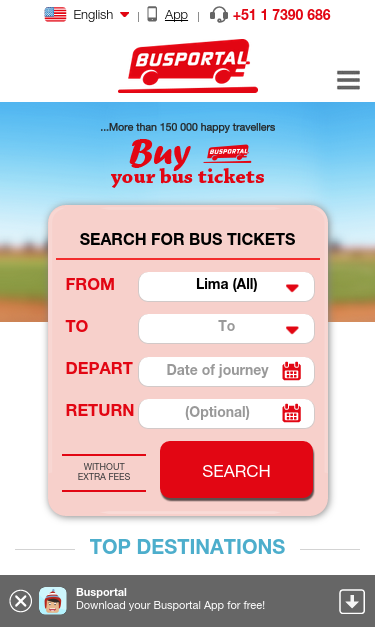 Mobile view