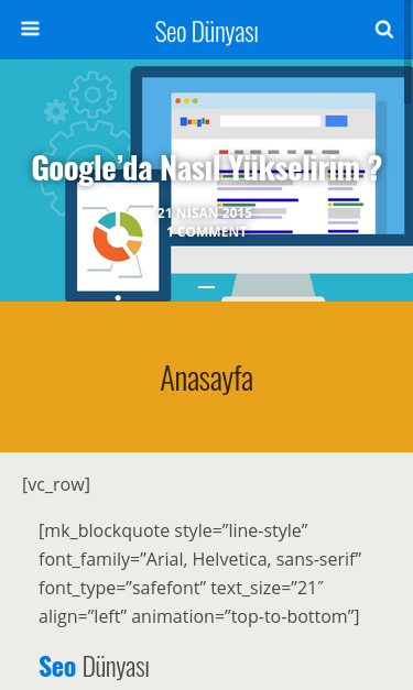 Mobile view