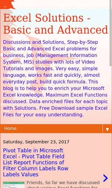 Mobile view