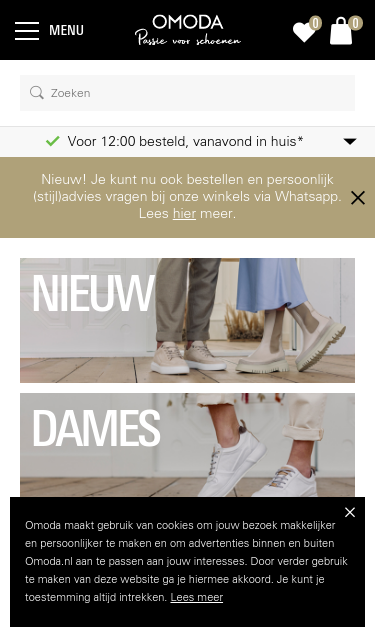 Mobile view