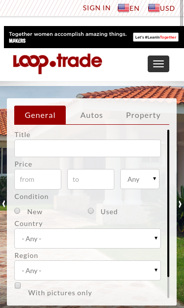 Mobile view