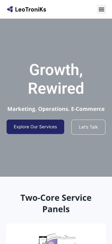 Mobile view
