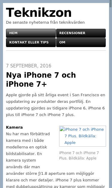 Mobile view