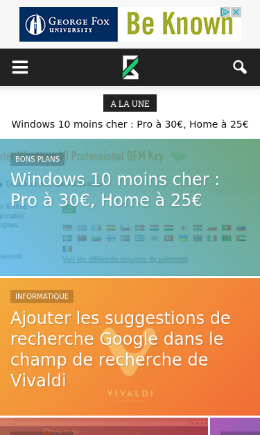 Mobile view