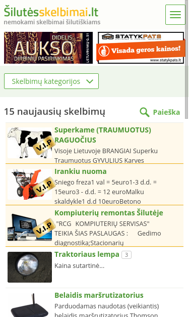 Mobile view