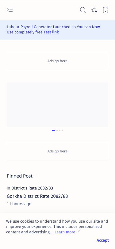 Mobile view