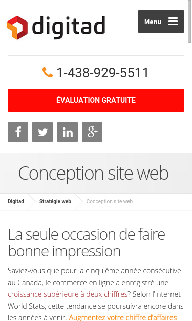 Mobile view