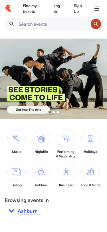 Mobile view